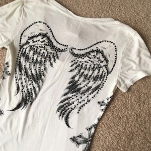 Gorgeous Crash & Burn Top With Gem Wings